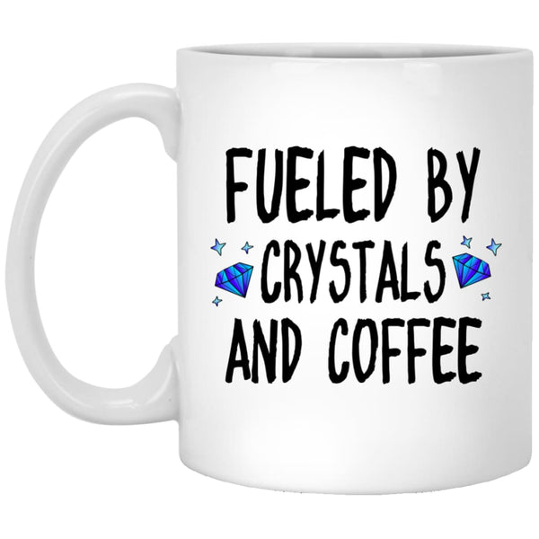 Fueled By Crystals And Coffee Mug - The Moonlight Shop