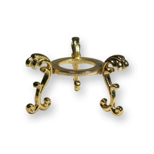 Golden Blossoms Crystal Ball Stand - The Moonlight Shop