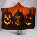 Halloween Pumpkins Plush Lined Hooded Blanket - The Moonlight Shop