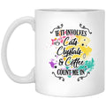 If It Involves Cats Crystals & Coffee Count Me In Mug - The Moonlight Shop