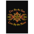 Live By The Sun Love By The Moon Canvas Wall Art - The Moonlight Shop