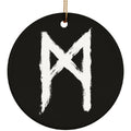Mannaz Rune Ornament - The Moonlight Shop