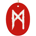 Mannaz Rune Ornament