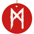 Mannaz Rune Ornament