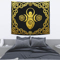 Mother Goddess Triple Spiral Tapestry