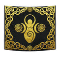 Mother Goddess Triple Spiral Tapestry - The Moonlight Shop