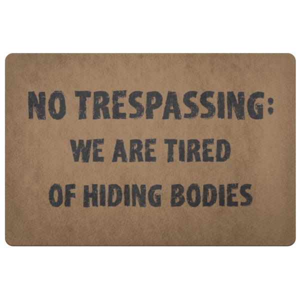 No Trespassing Doormat - The Moonlight Shop