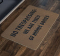 No Trespassing Doormat