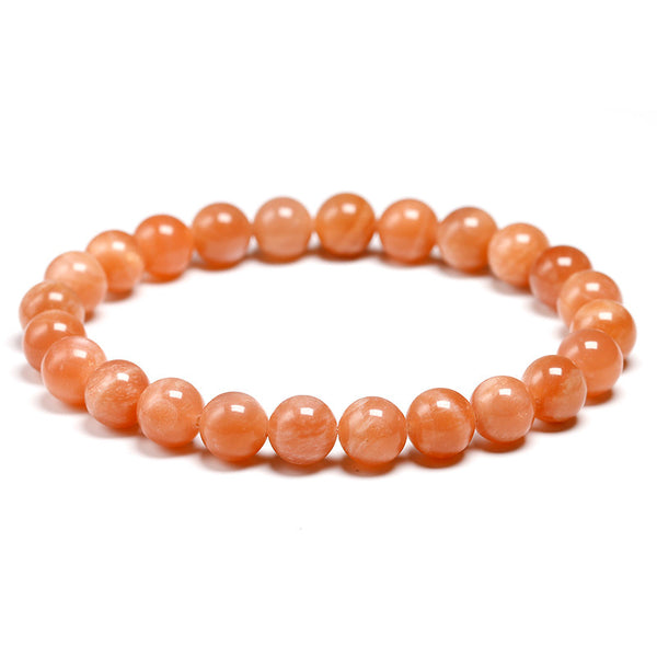 Peach Calcite Gemstone Bracelet