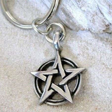 Pentacle Keychain - Special Upgrade Offer - The Moonlight Shop
