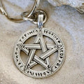 Pentacle Keychain With Runes - Special Offer - The Moonlight Shop