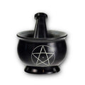 Pentacle Mortar and Pestle Kitchen Witchery Tool