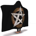 Pentacle of Protection Hooded Blanket