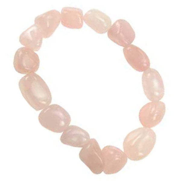 Rose Quartz Gemstone Bracelet - The Moonlight Shop