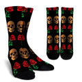 Roses and Skulls Socks