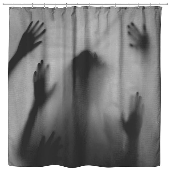 Shadow Hands Shower Curtain - The Moonlight Shop