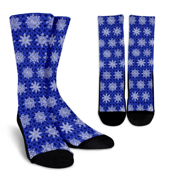 Snowflakes Socks - The Moonlight Shop