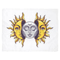 Sun And Moon Fleece Blanket