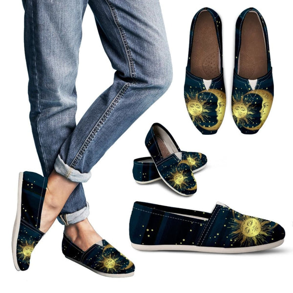 Sun and Moon Handcrafted Casual Shoes - The Moonlight Shop