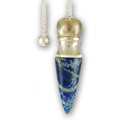 The Lapis Lazuli Crystal Pendulum With Chamber - The Moonlight Shop