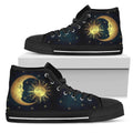 The Sun God And Moon Goddess Women's High Top Shoes
