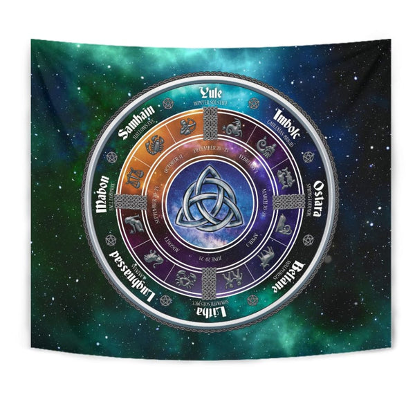 The Wiccan Sabbats Tapestry - The Moonlight Shop
