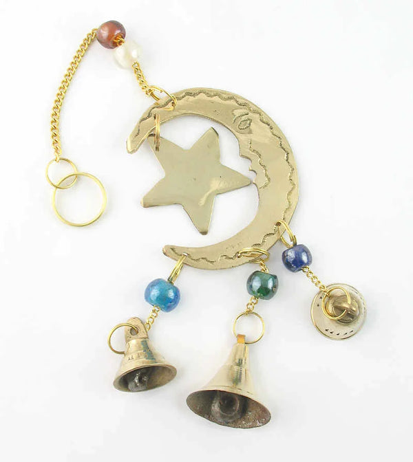 Star and Moon Wind Chime