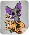 Too Cute To Spook Premium Sherpa Blanket - The Moonlight Shop