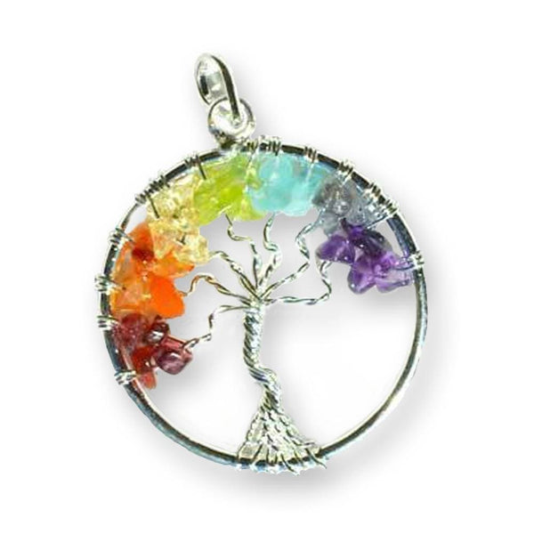 Tree Of Life Complete Chakra Pendant - The Moonlight Shop