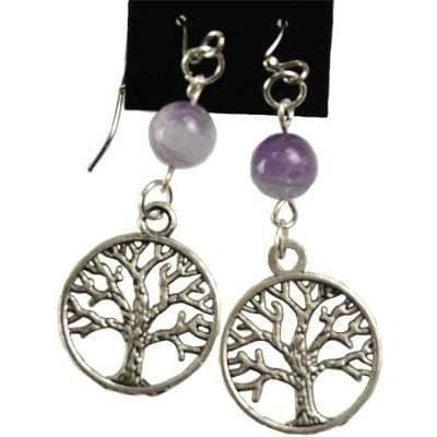 Tree of Life with Power Stones Earrings