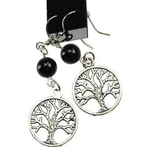 Tree Of Life With Power Stones Earrings - The Moonlight Shop