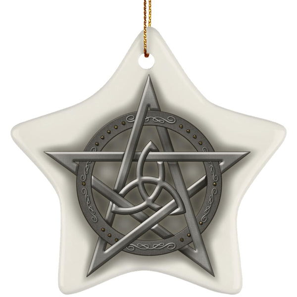 Triquetra In Pentacle Ornament - The Moonlight Shop
