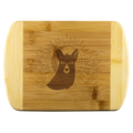 Moon Wolf Wood Cutting Board