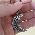Waning Crescent Moon Necklace - Upgrade offer