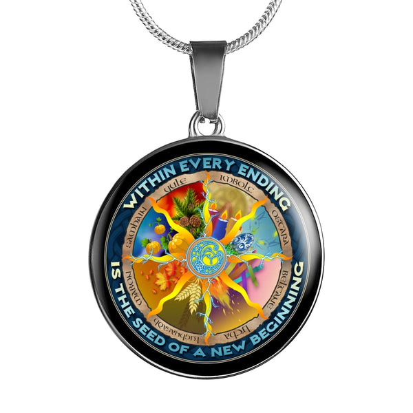 Wheel Of The Year Luxury Necklace - The Moonlight Shop