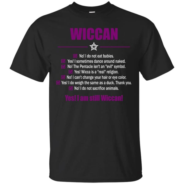 Wiccan Checklist Shirt - The Moonlight Shop