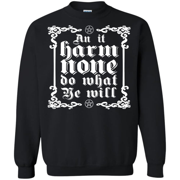 Wiccan Rede Sweatshirt - The Moonlight Shop