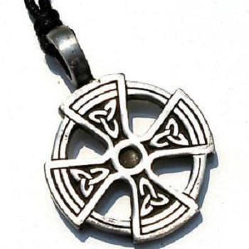 Wiccan Solar Cross With Triquetra - The Moonlight Shop