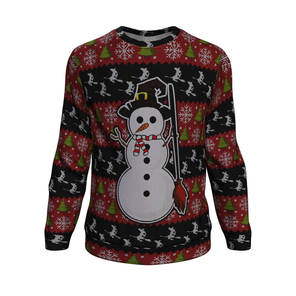 Witchy Snowman Sweatshirt - The Moonlight Shop