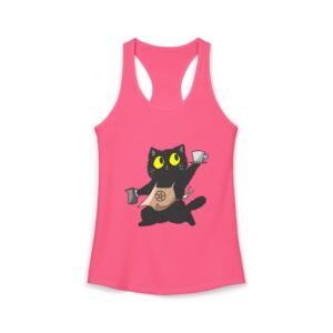 Barista Cat Racerback