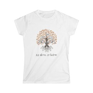 As Above So Below Colored Womens Tee