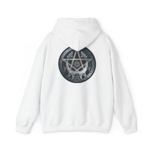 Blue Pentacle of Strength Hoodie